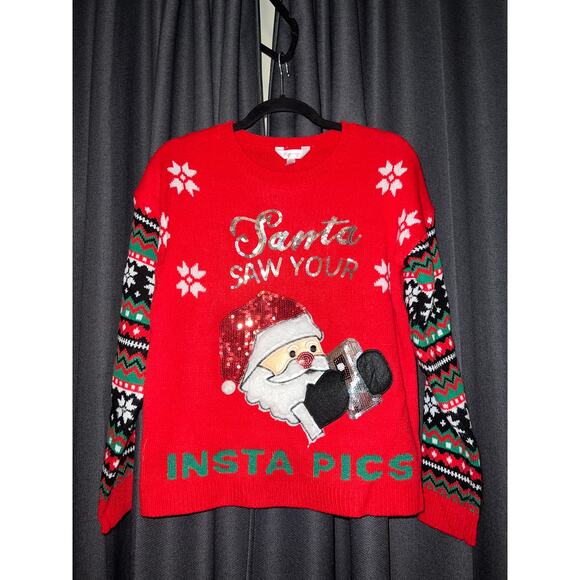 Ugly Christmas Sweater Xmas Size Medium - Picture 1 of 3